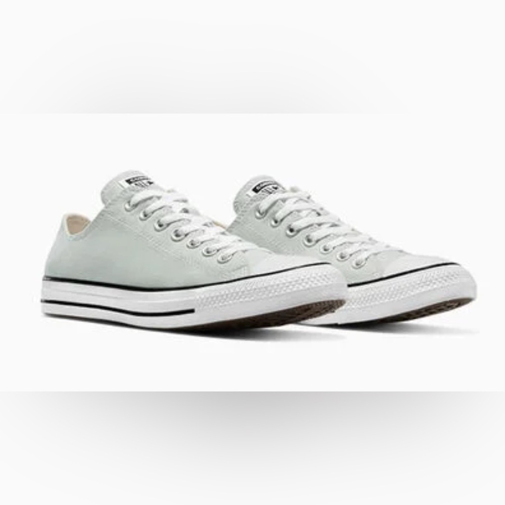 Converse Men's Soft Gray Low-Top Sneakers